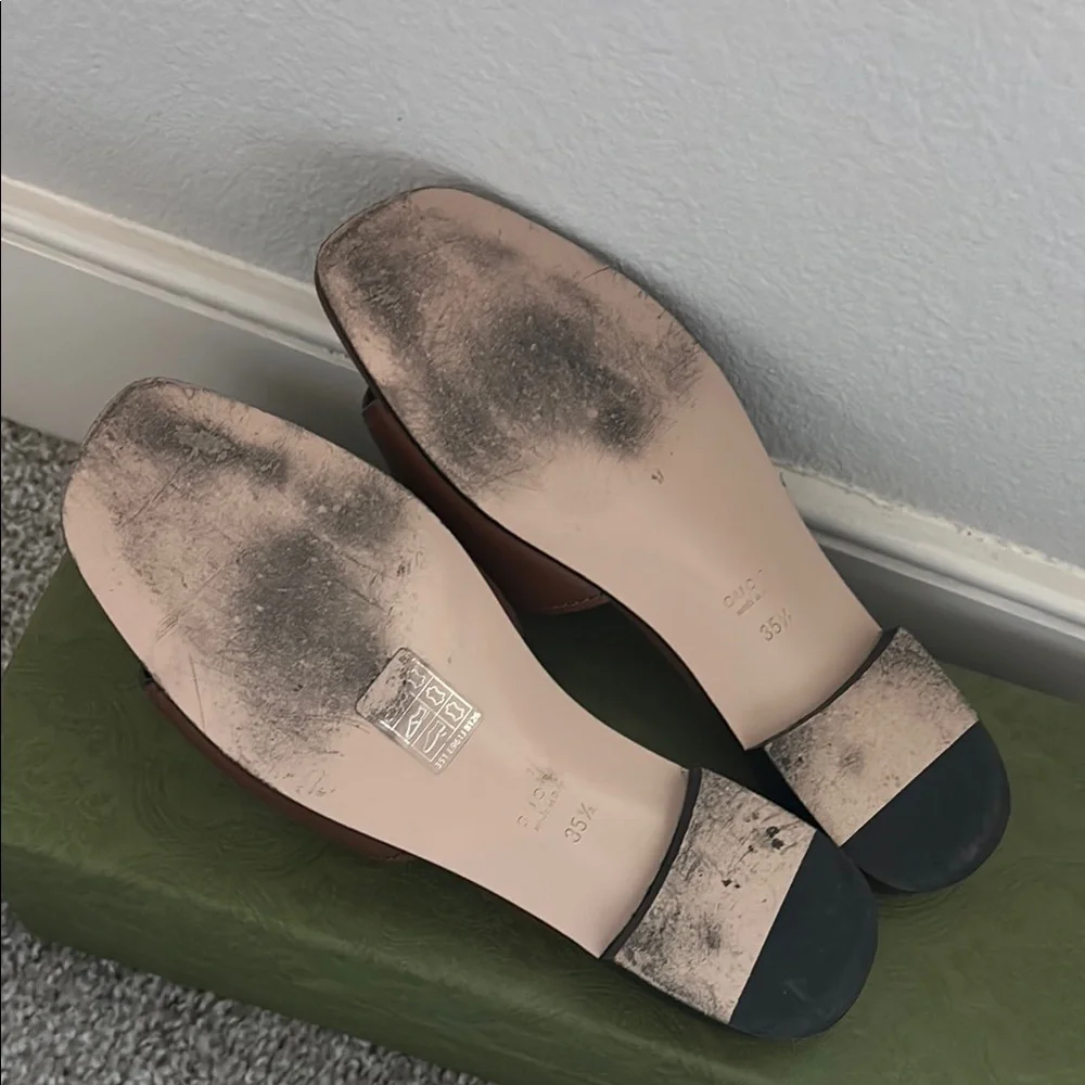 🤎Gucci Women's slide sandal with Interlocking G size 35.5 (US 6) 🤎 - Picture 8 of 8